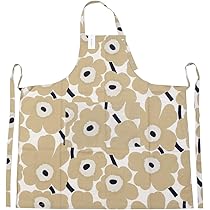 Amazon｜marimekko エプロン Pieni Unikko ウニッコ オフホワイト